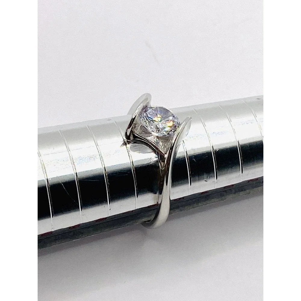 Ring Fashion CZ Semi Mount Size 7.5